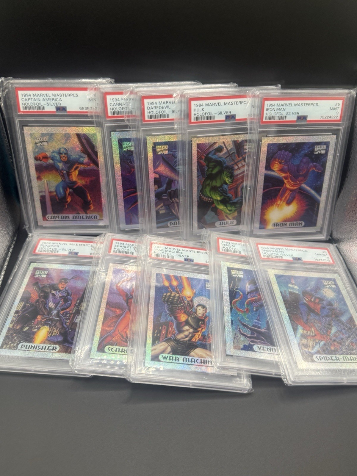 1994 Marvel Super Hero’s Complete Set 10/10 All Graded PSA 9 &8 Whole Set🚨