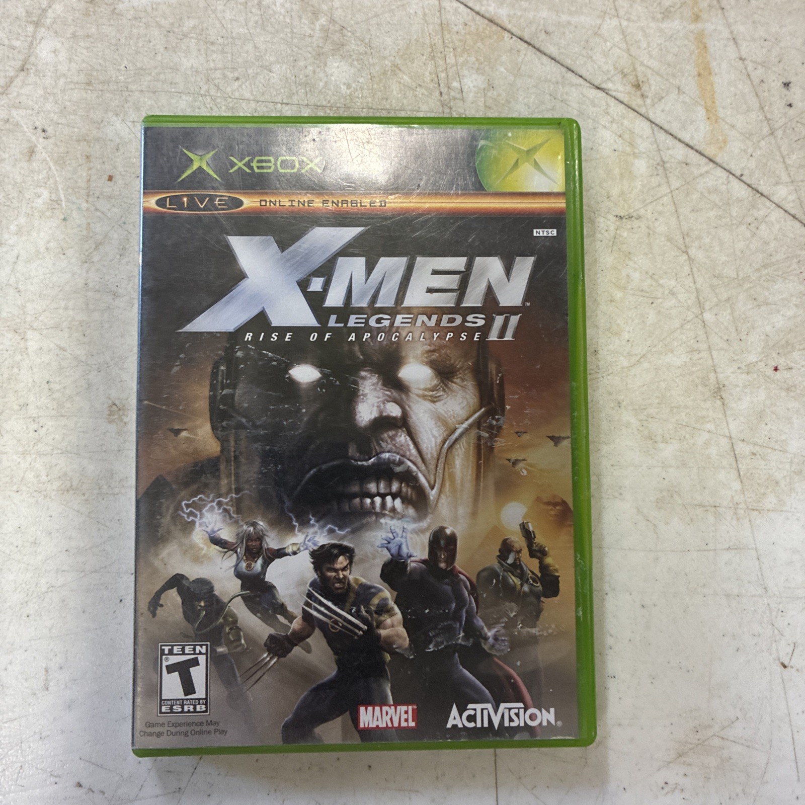 X-Men Legends II 2 Rise of Apocalypse XBOX good condition manual included 