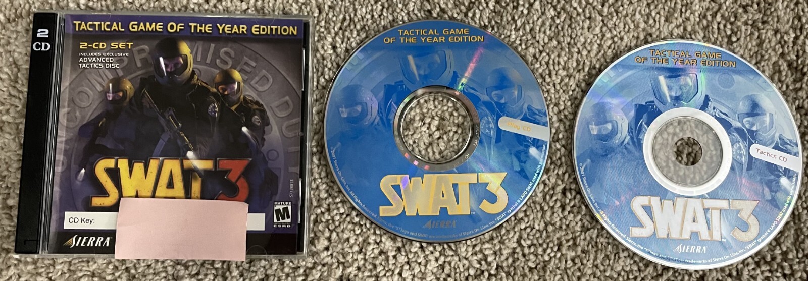 Swat 3 (2001) Windows Sierra Tactical Game PC Windows