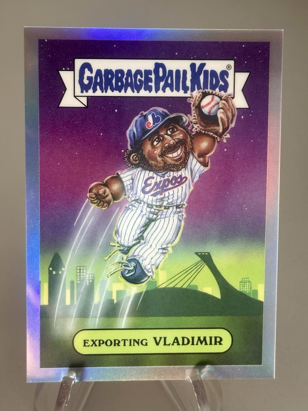2026 Bowman Chrome Garbage Pail Kids GPK-47 Exporting Vladimir-Vladimir Guerrero
