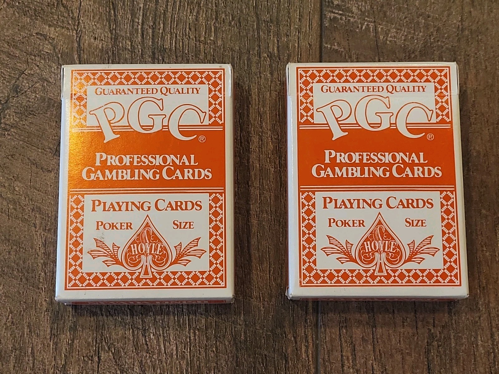 Hoyle PGC Poker Size Playing Cards STARDUST HOTEL AND CASINO Total Of Two Decks 