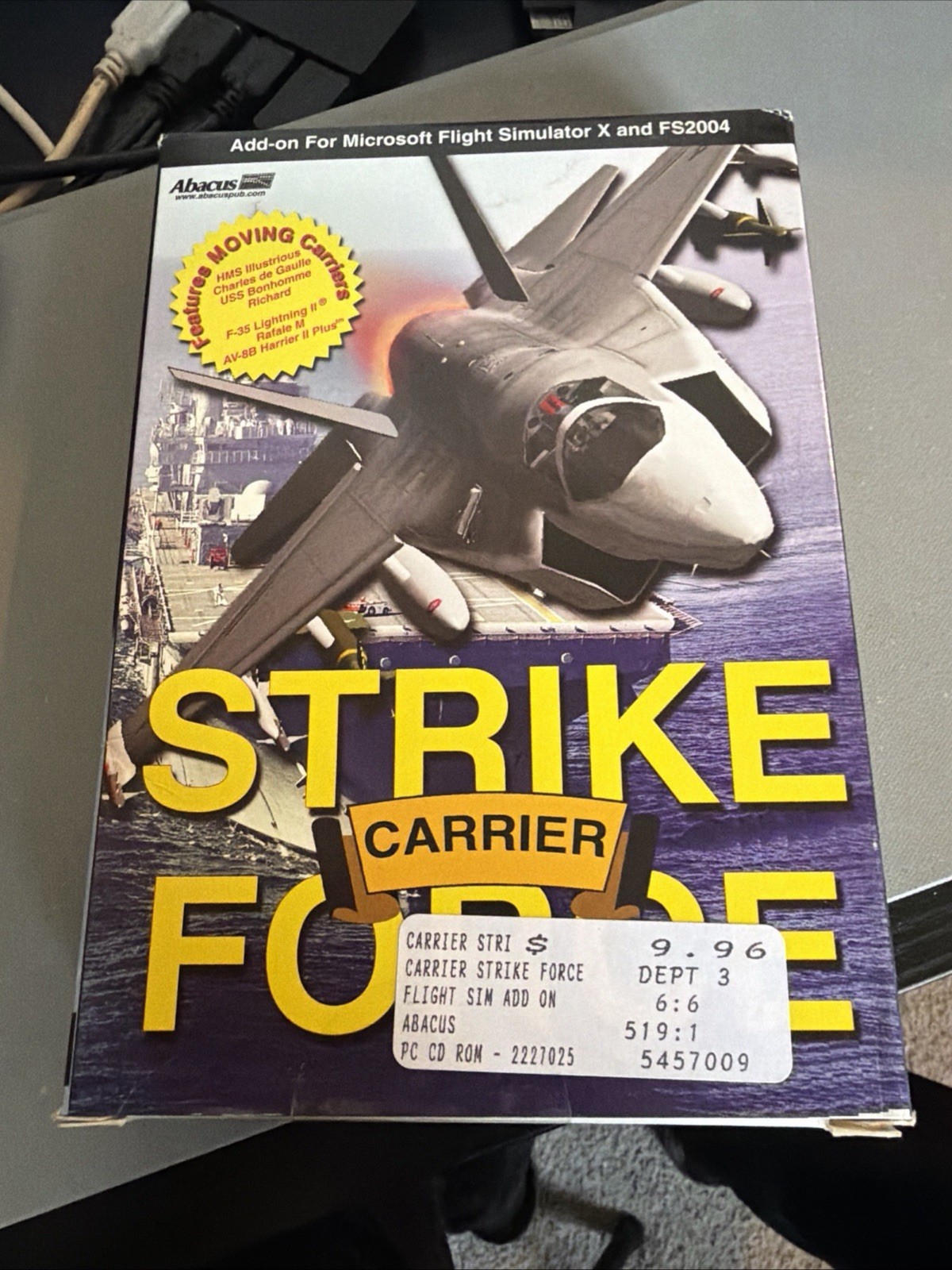 Strike Force Carrier Missions PC Add-On Microsoft Flight Simulator X FSX & 2004