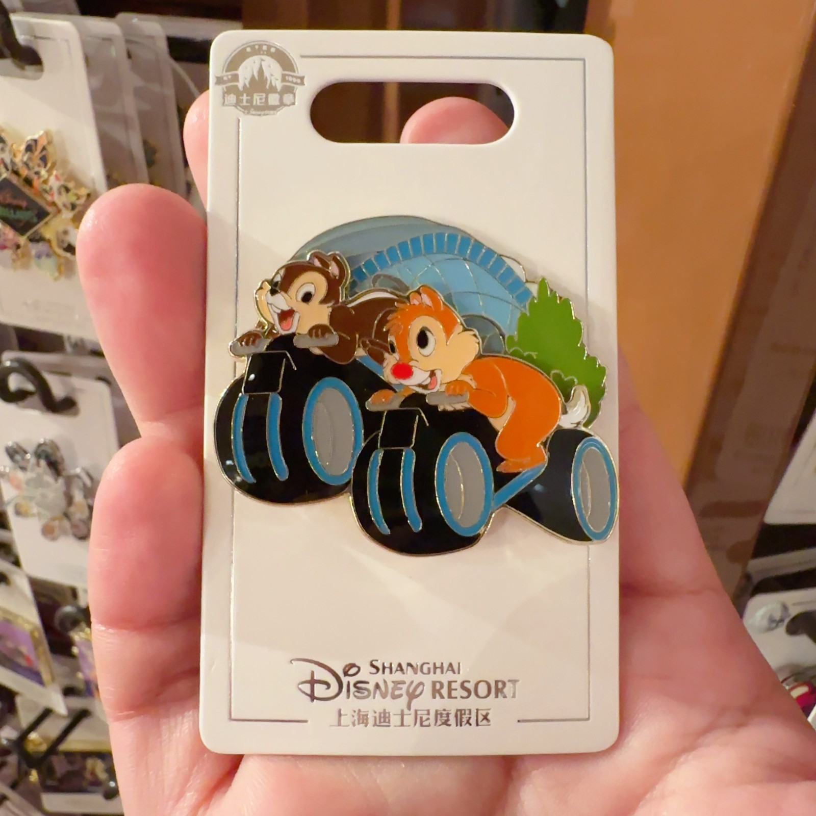 Disney Pin 2026 authentic Chip n Dale Shanghai disneyland 9 type