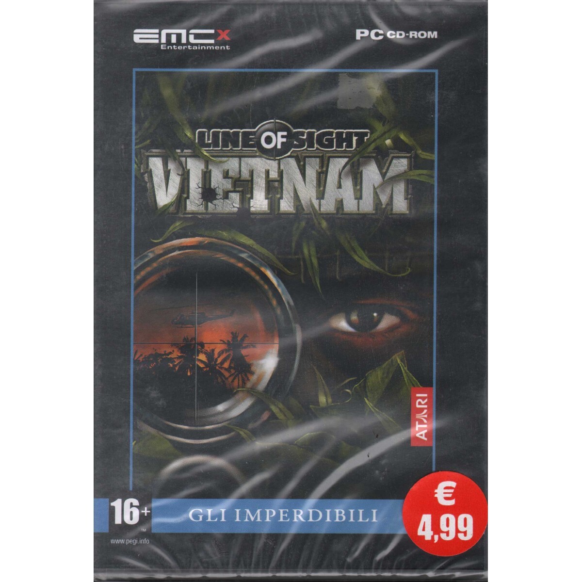 Line Of Sight Vietnam CD ROM Atari - EXAG040 Sealed