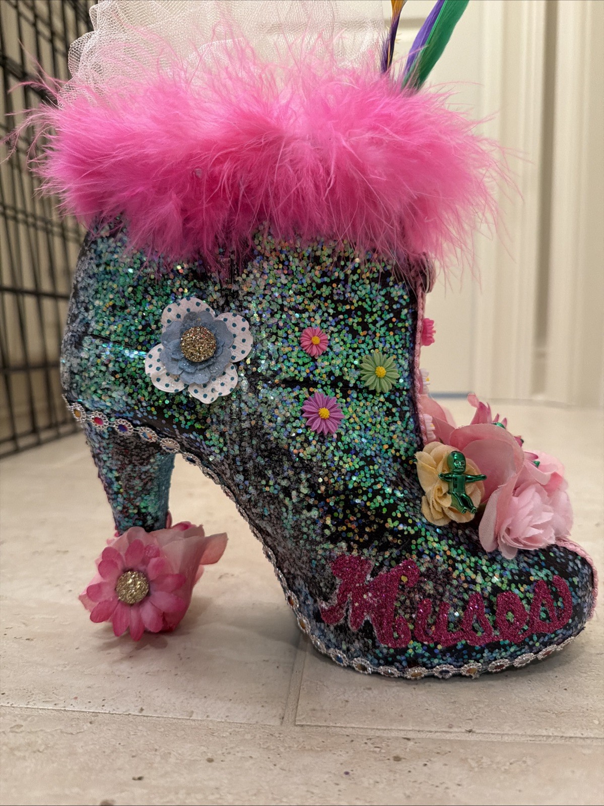 Krewe of Muses Parade Shoe Throw Mardi Gras “Mardi Gras Garden” 2026” Not Thrown