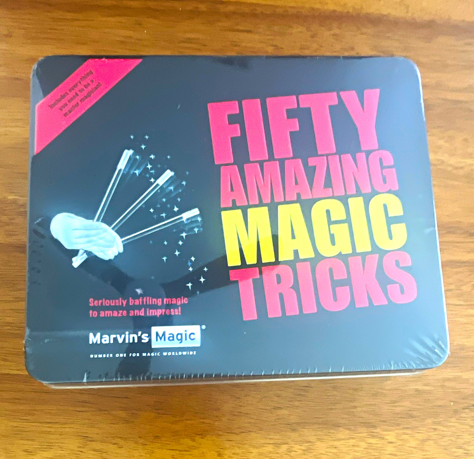 Marvin\'s Magic 50 Amazing Magic Tricks Tin Set - Magic Genre