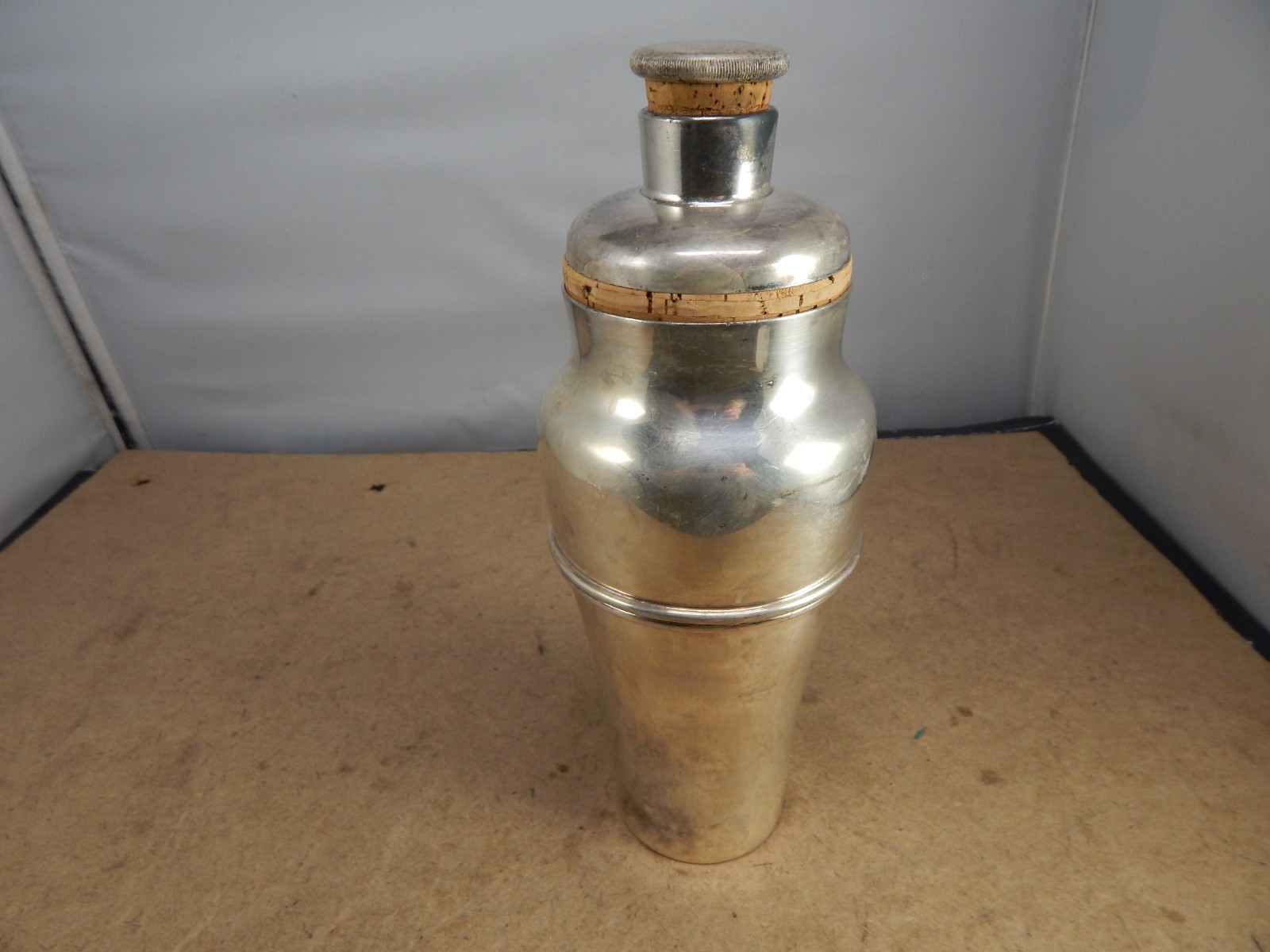 vintage 1920\'s Meridan International Silver Co COCKTAIL SHAKER #321