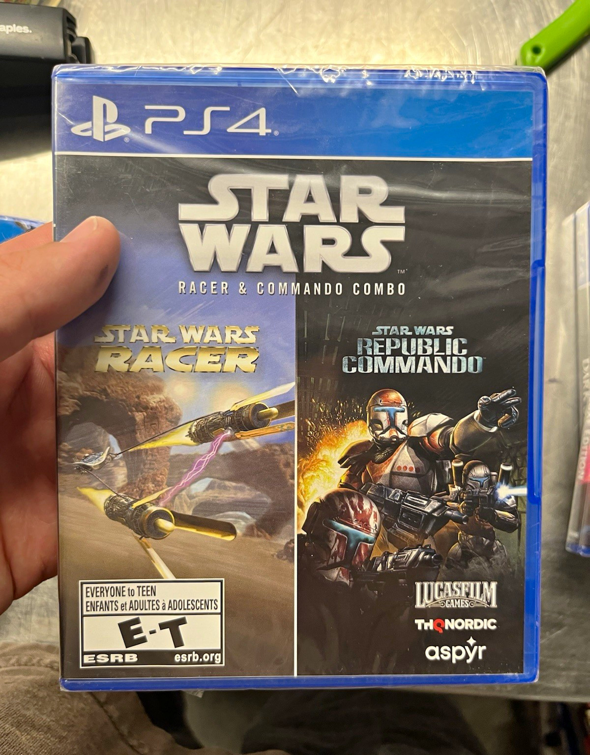 Sealed Star Wars Racer & Republic Commando Combo PS4