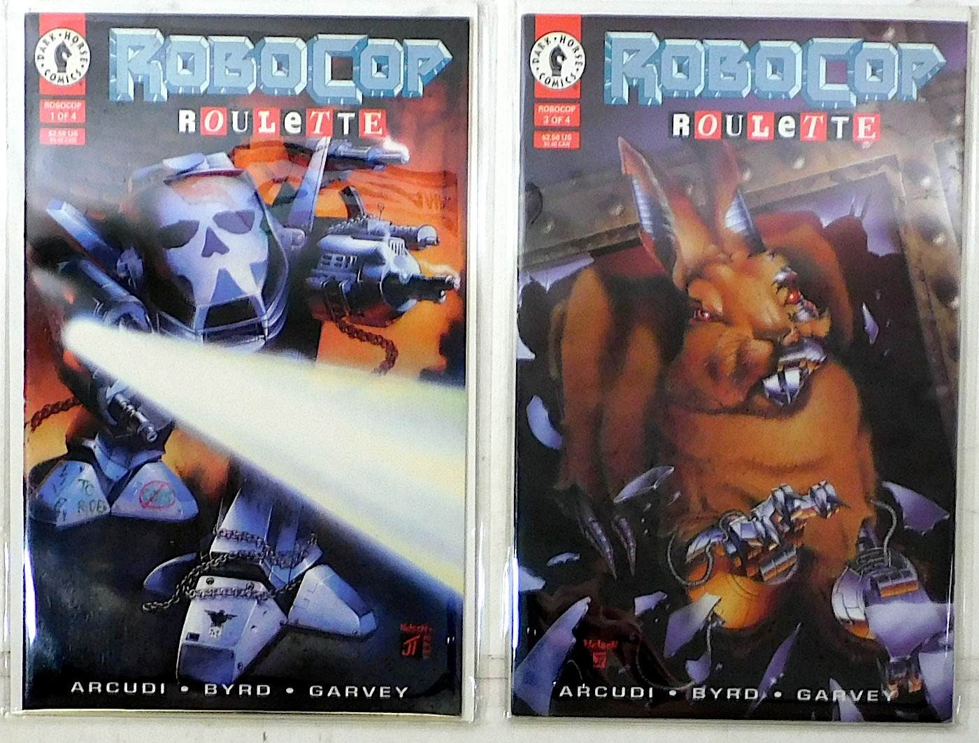 RoboCop: Roulette Lot of 2 #1, 3 (1993) Dark Horse Comics 1st Print Comic Books