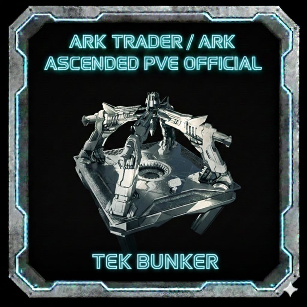 ARK ASA Tek Bunker Structures Official PVE Crossplay PC/XBOX/PS5 ✅