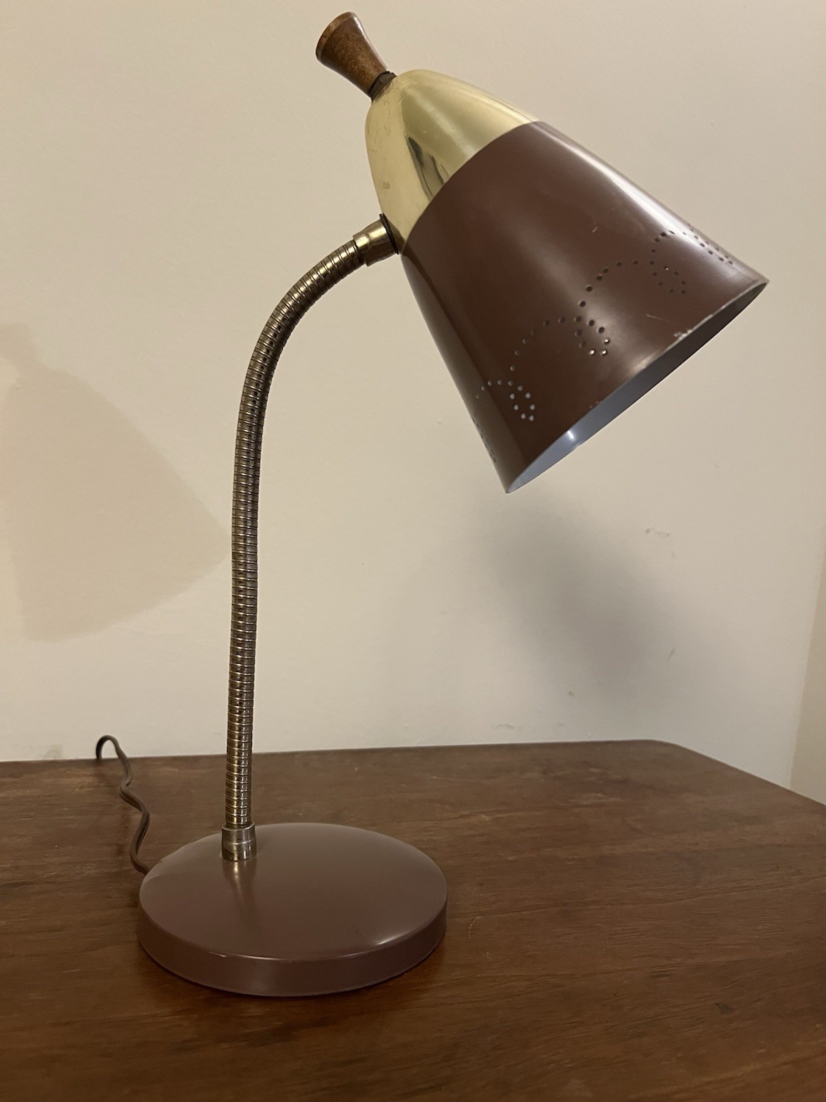 1949-1951 EARLY GERALD THURSTON LIGHTOLIER VINTAGE MID-CENTURY MCM DESK LAMP