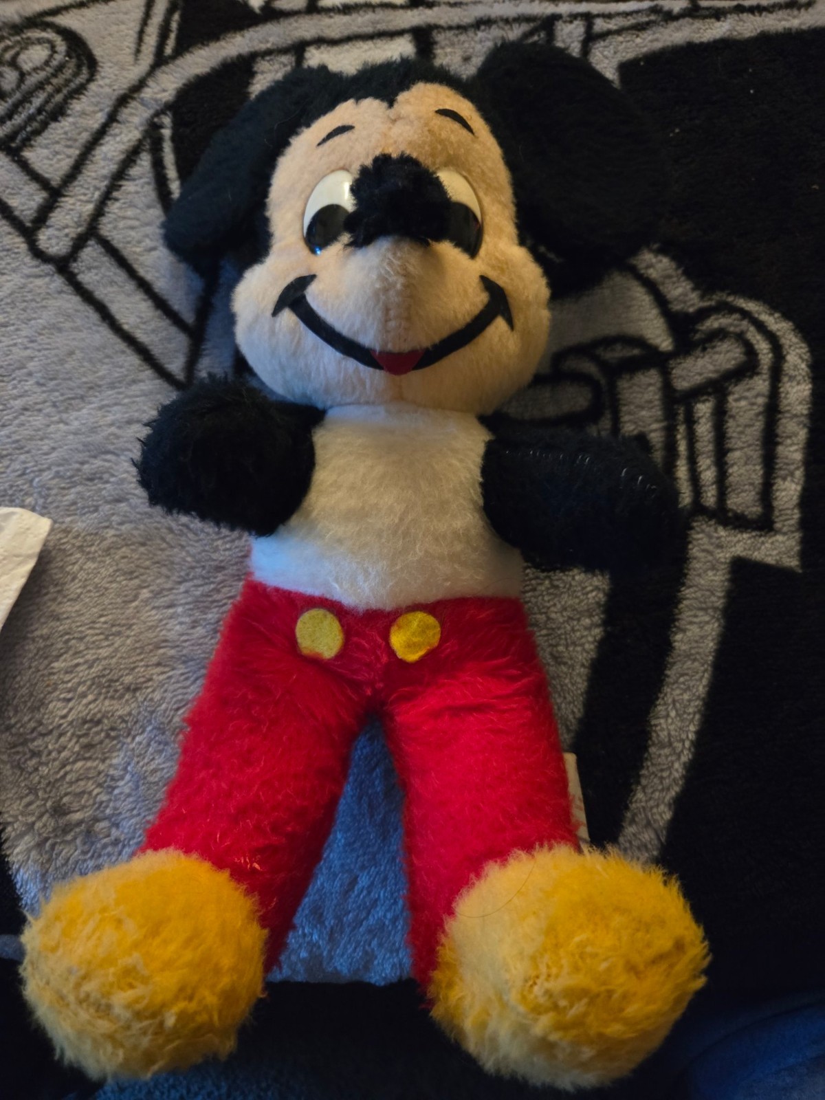 Vintage Mickey Mouse Plush California Stuffed Toys Walt Disney 60s 70s