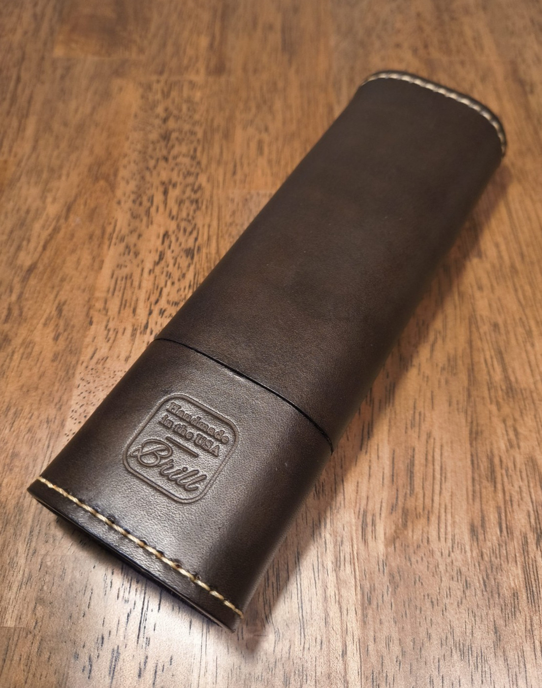 Heirloom Cigar Case | Full Grain Leather | Spanish Cedar Lined | Handcrafted USA