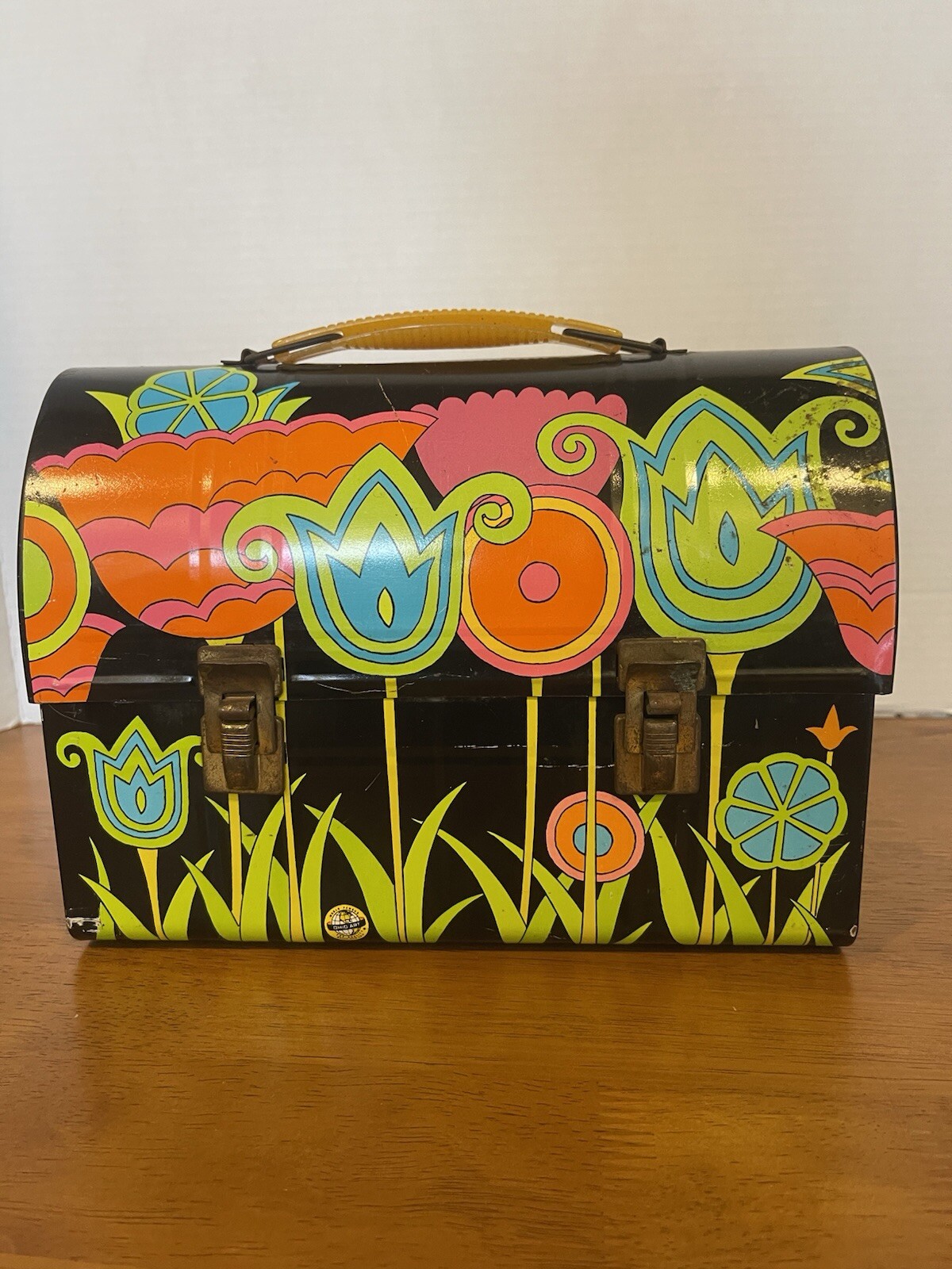 Vintage Rare 1962 Mod Tulip Dome Lunchbox 