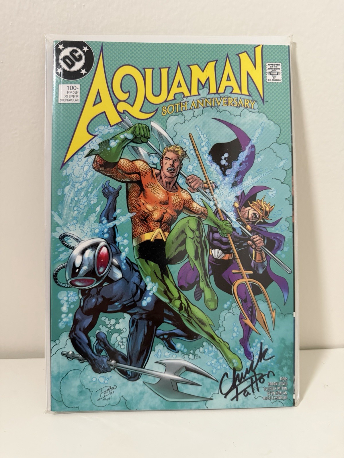 Aquaman 80th Anniversary 100-Page Super Spectacular - 1980s Variant NM - SIGNED