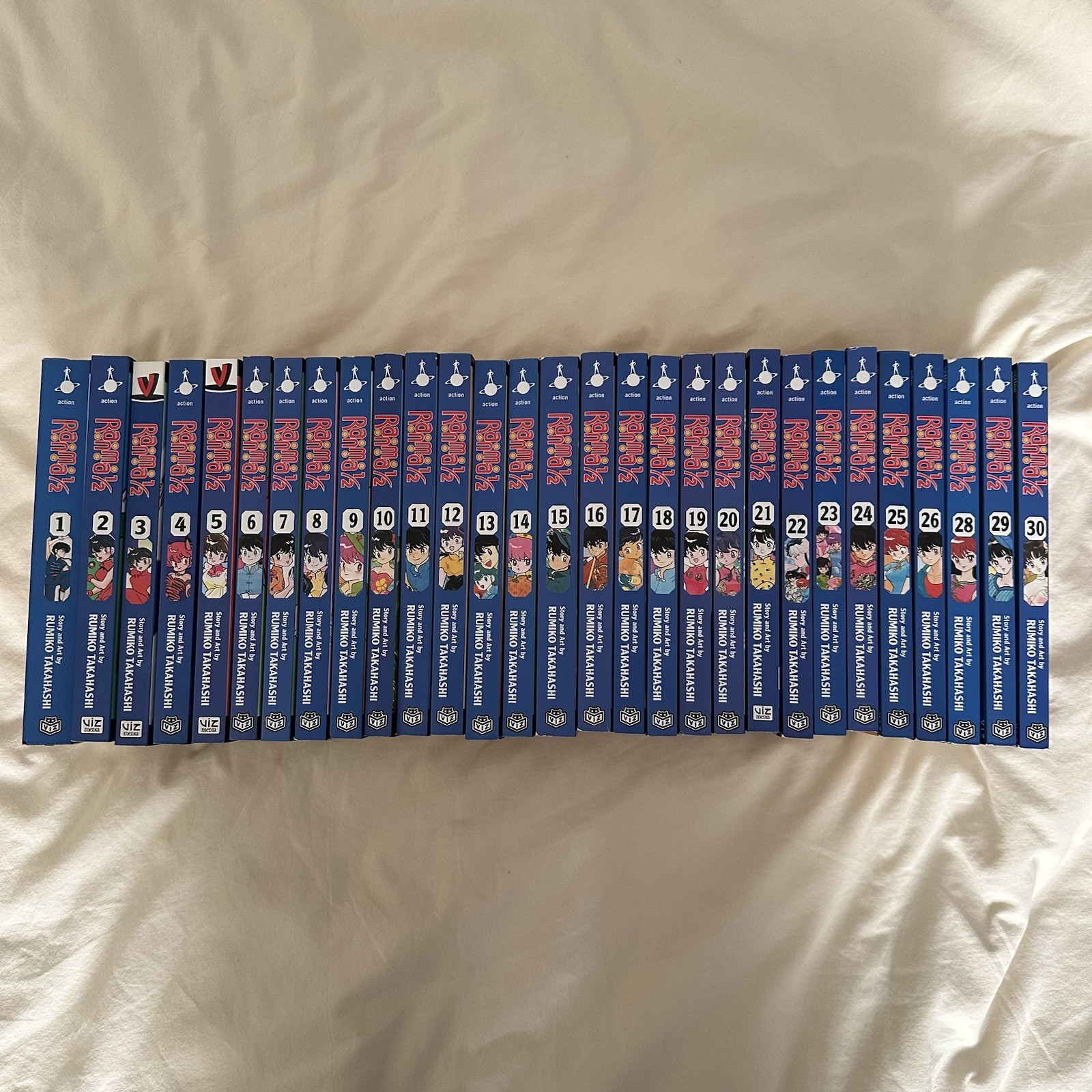 Ranma 1/2 Manga Blue Spine Singles Set Volumes 1-30 Viz Shojo English Missing 27