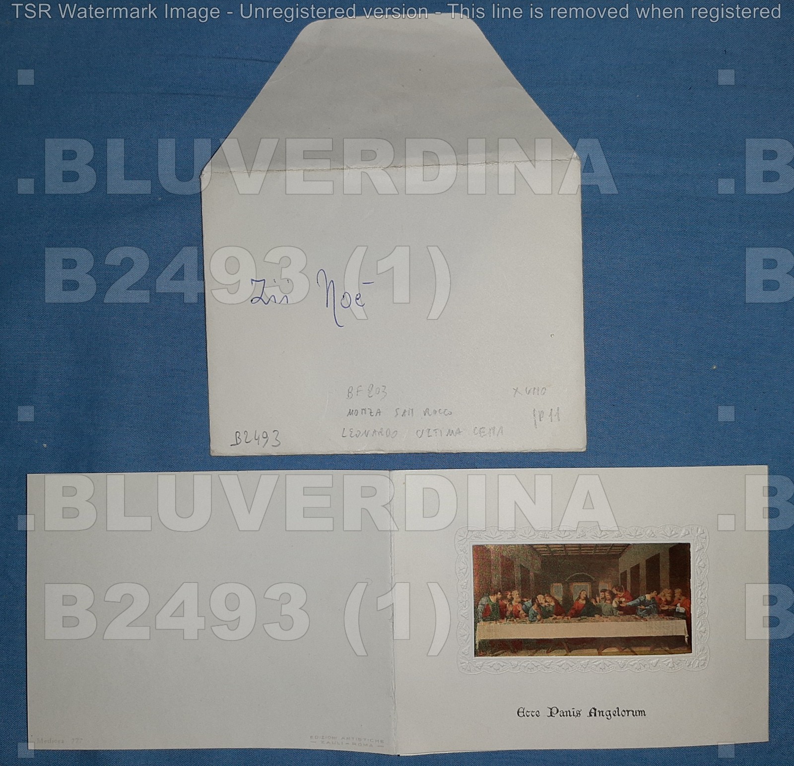 B2493 SANTINO FIRST COMMUNION AND CONFIRMATION MONZA LEONARDO DA VINCI LAST SUPPER