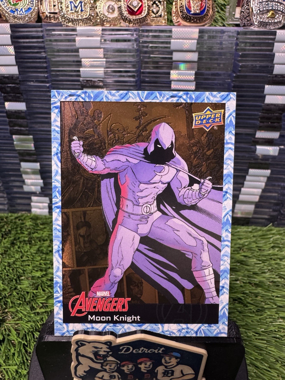 2024 Upper Deck Marvel Avengers Moon Knight #59 Blue Parallel Marc Spector