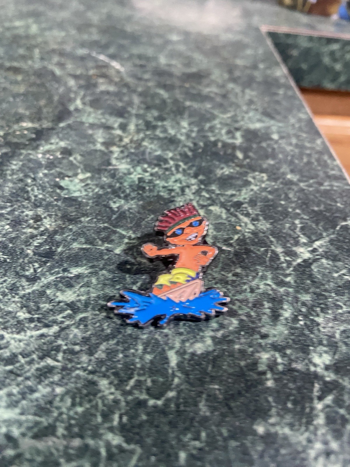 Vintage Nickelodeon Rocket Power Otto Rocket Surfing Enamel Pin - 90s Cartoon