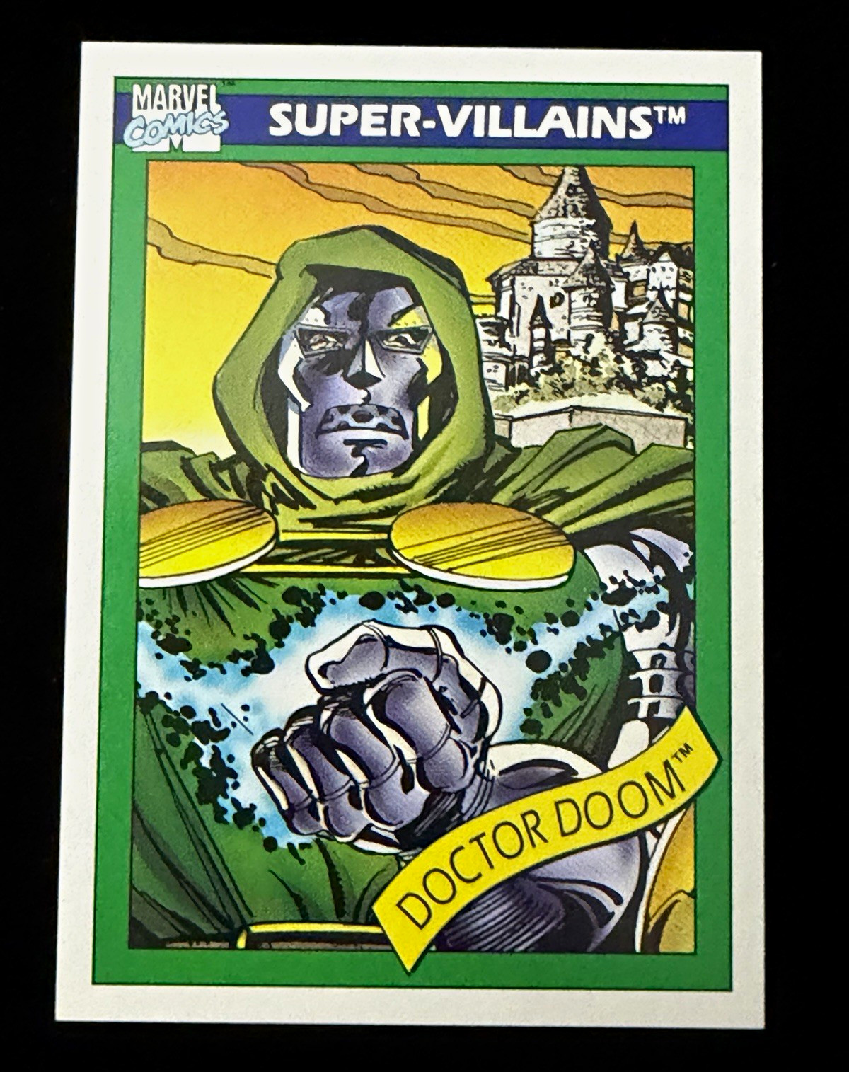 Impel - 1990 Marvel Comics Super-Villains Doctor Doom Base Set Card #60
