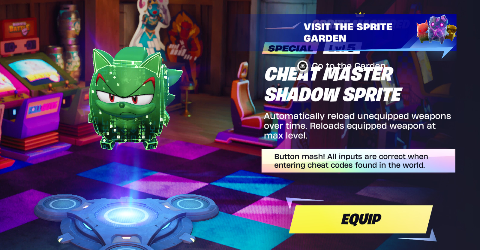 Cheat Master Shadow Sprite (You Keep It) NEW ULTRA RARE