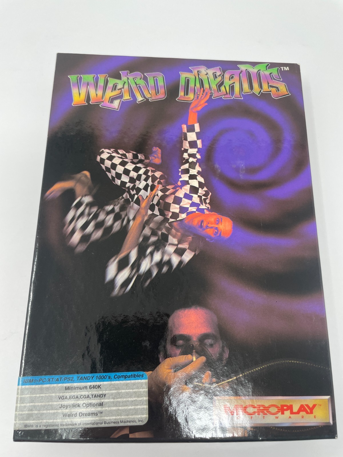 Weird Dreams Microplay Software IBM 3.5 Floppy 1993 Complete Box w/ Manual