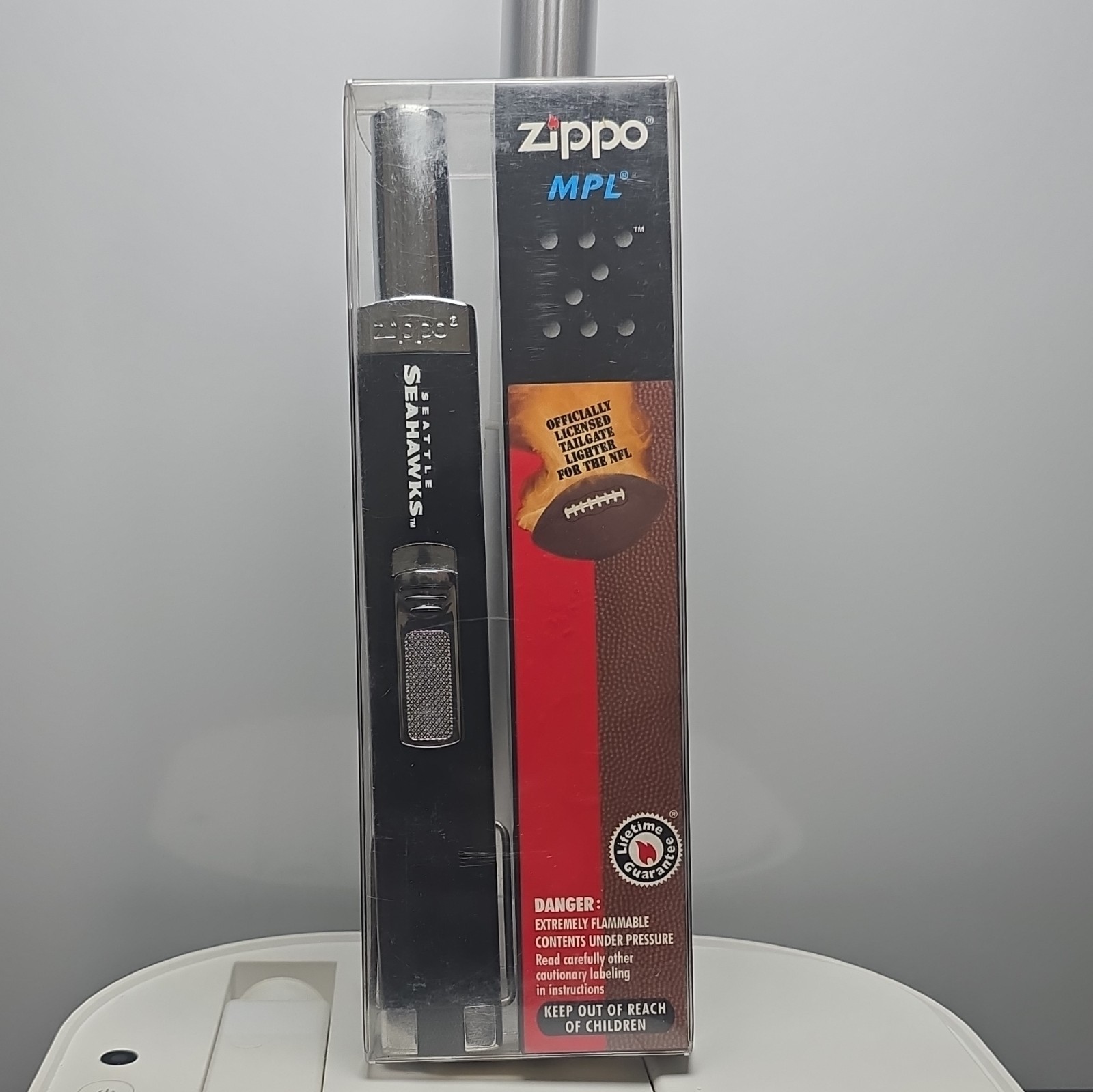 Zippo MPL NFL Seattle Seahawks Collectible Lighter 40001 with Box