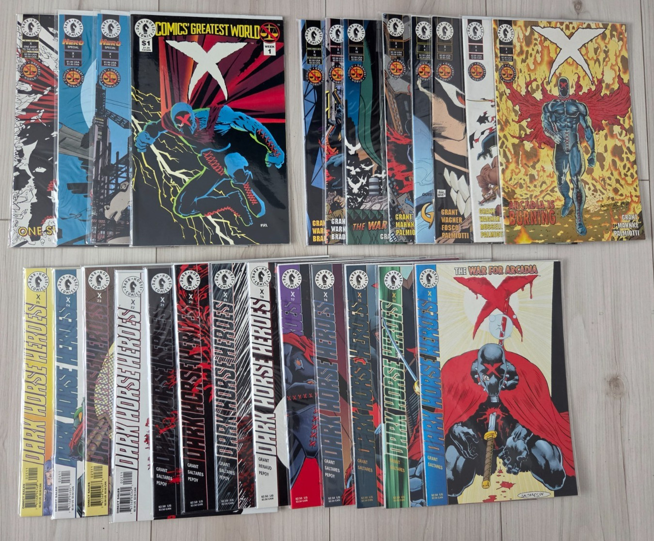 1994 Dark Horse ... Comics Greatest World X ... 25 Comic Lot