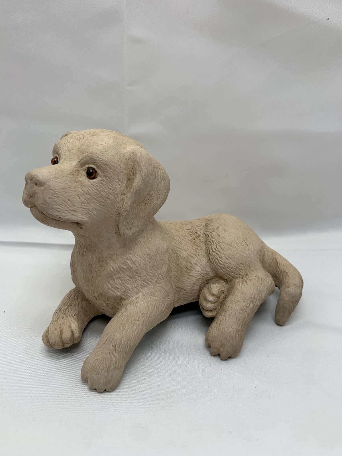 Labrador Retriever Dog Realistic Figurine Beige Yellow Labrador