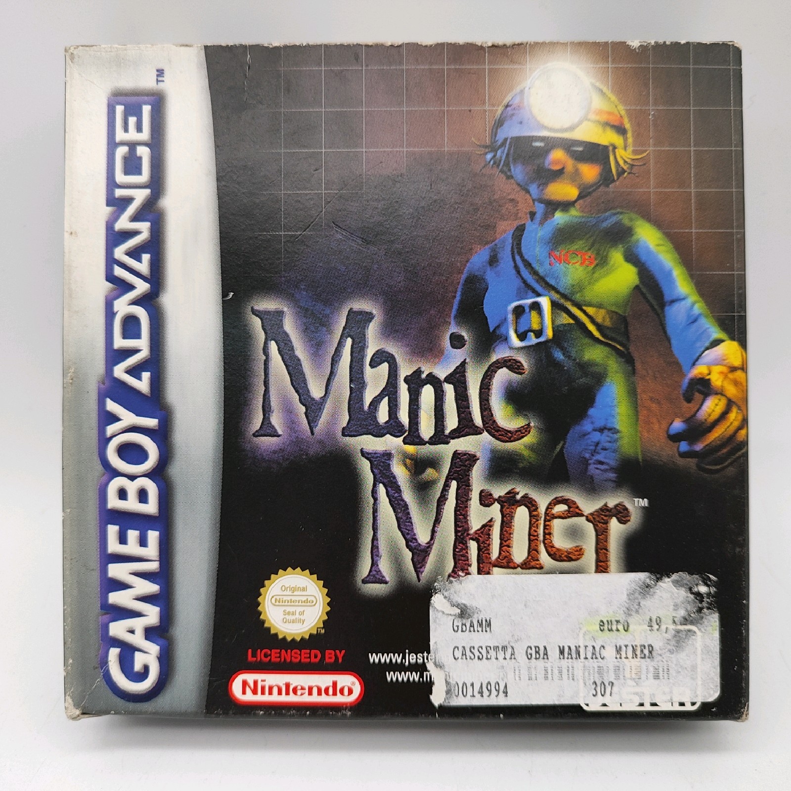 Manic Miner Nintendo Game Boy Advance GBA