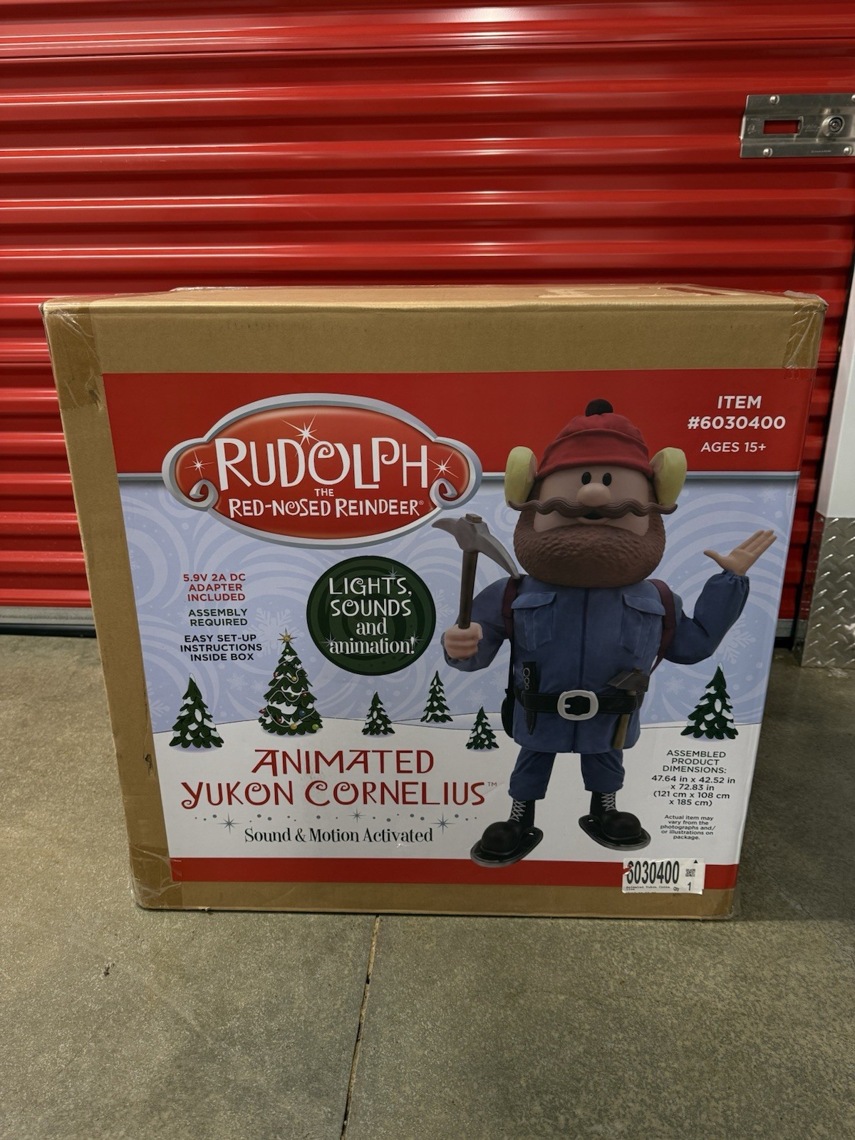 6 Ft Yukon Cornelius Animatronic Yard Decor Rudolph The Red-nosed Reindeer