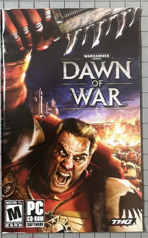 Warhammer 40,000: Dawn of War (PC) – Small Big Box – Complete – 3 Discs + Extras