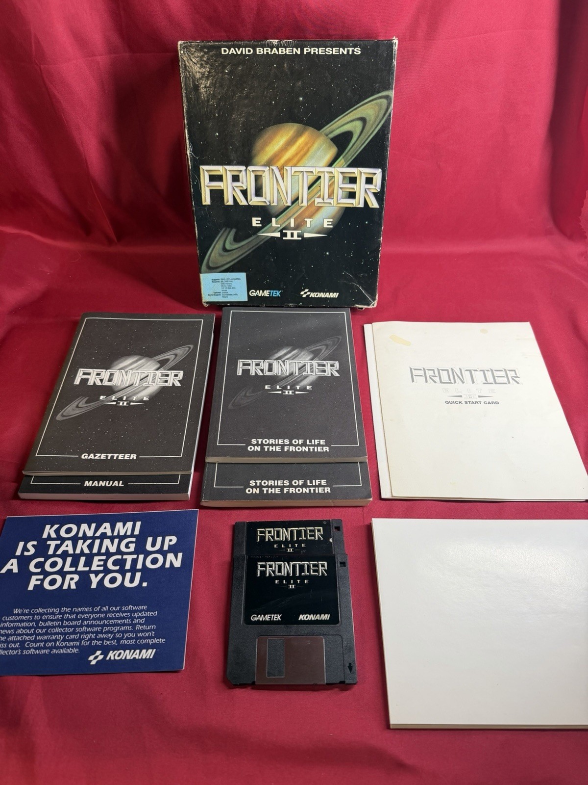Frontier Elite II 2 (PC) - Big Box CIB - W/ Manuals Inserts And Map