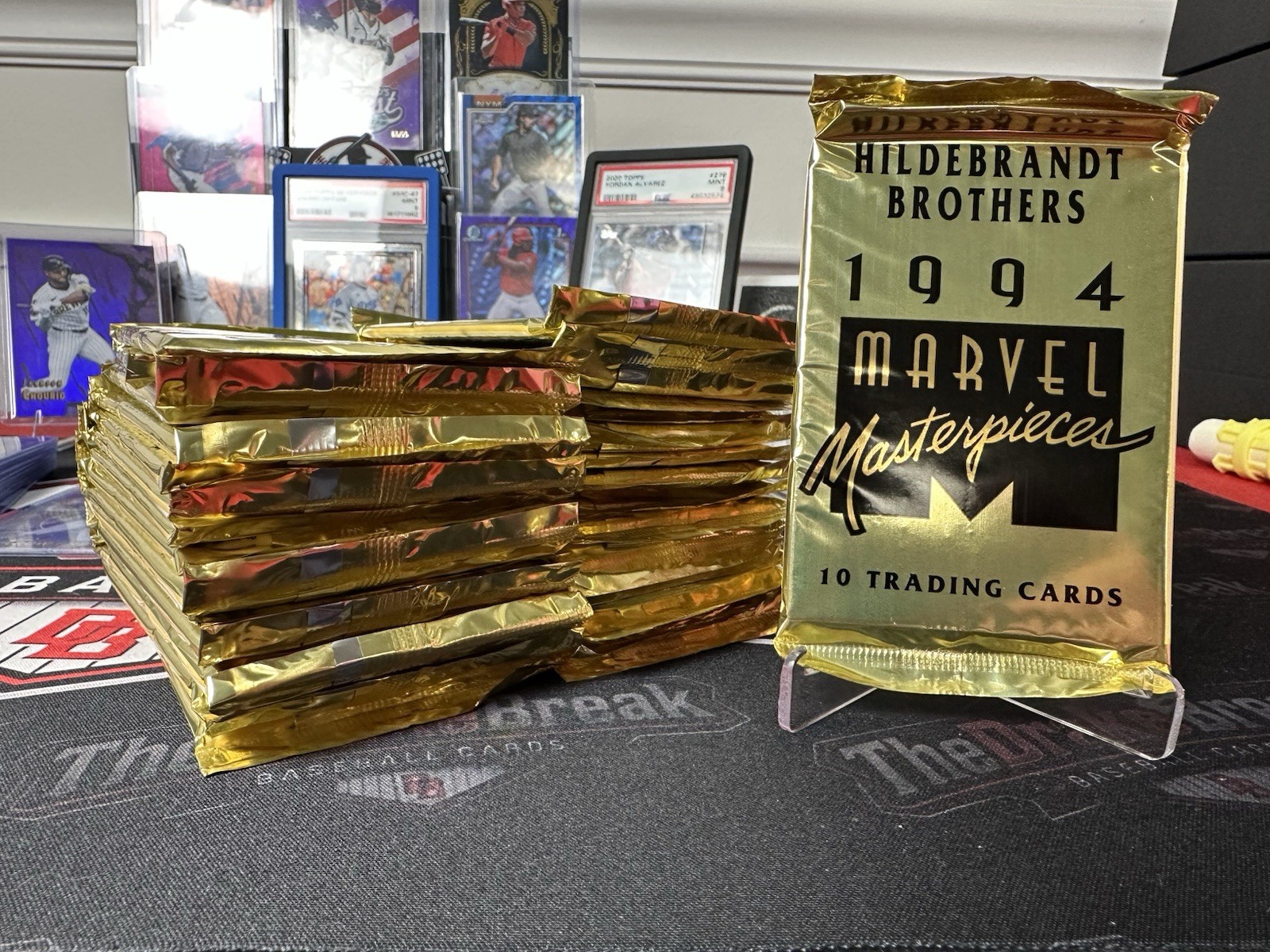 Fleer Marvel Masterpieces 1994 Hildebrandt Brothers Sealed Pack 10 Cards