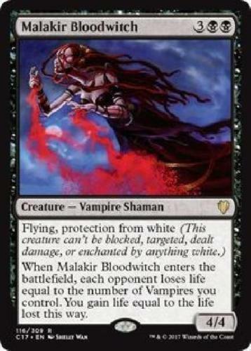 1x MALAKIR BLOODWITCH - Commander - MTG - Magic the Gathering