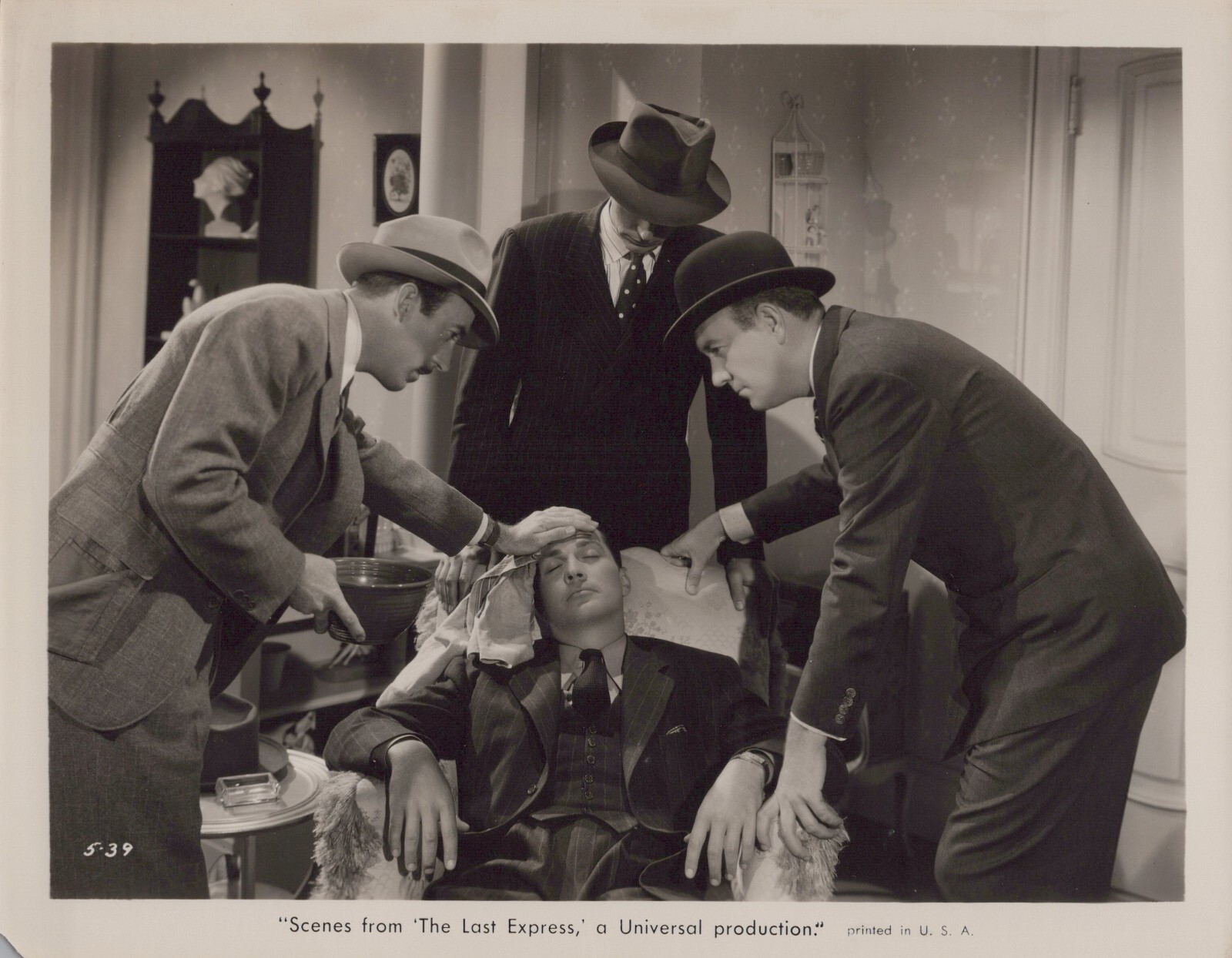 Kent Taylor + Don Brodie in The Last Express (1938) ❤ Vintage Photo K 485