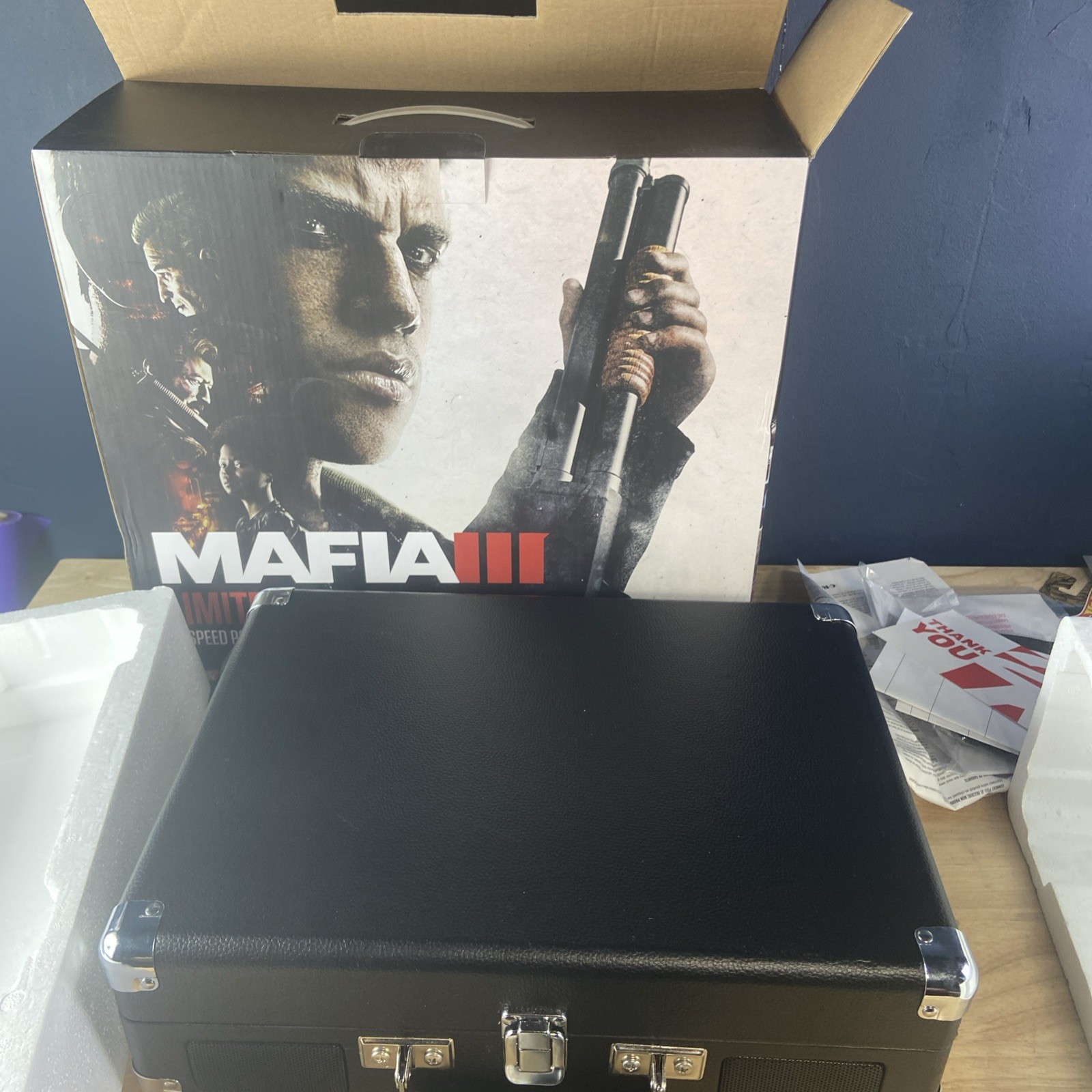 Mafia III Limited Edition 3-speed Portable Turn Table