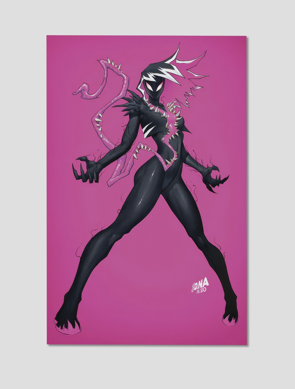 King in Black: Gwenom vs. Carnage Premium Giclee Print 11