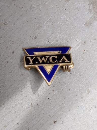 Vintage YMCA Year Pin Triangular Teens 20\'s ??