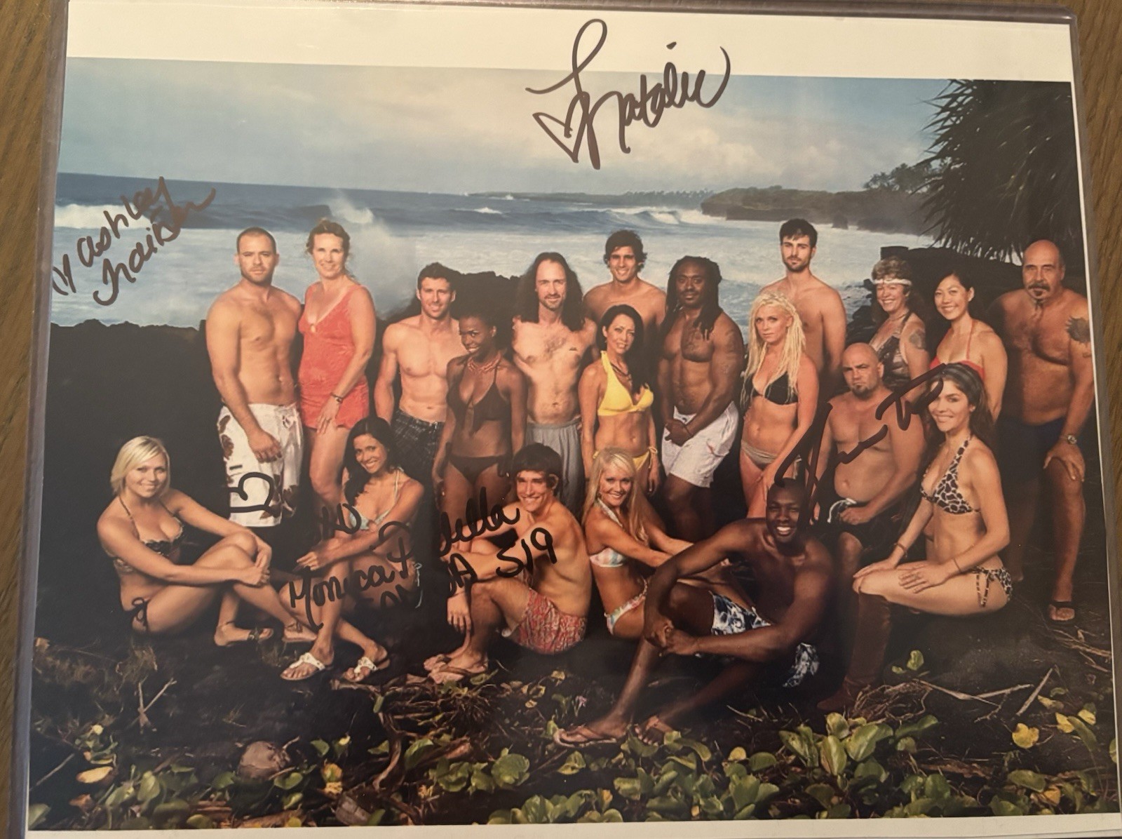 Survivor Season 19 Samoa Cast Autograph Signed Winner Natalie, Russell Hantz +2