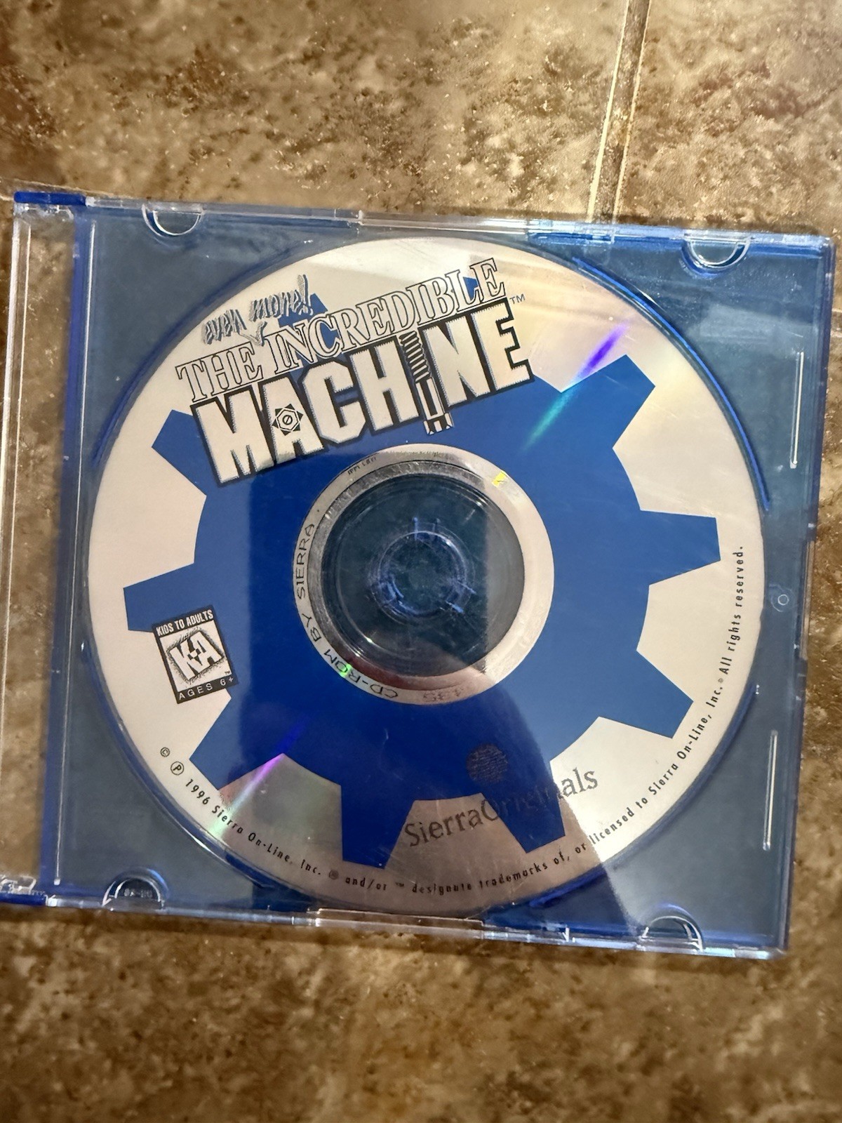 The Even More Incredible Machine PC CD-ROM Retro 1996 Sierra Originals Disc Only