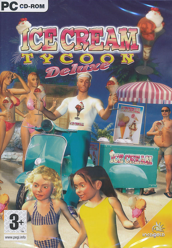 ICE CREAM TYCOON DELUXE Icecream Sim PC Game NEW in BOX - Business Simulation 