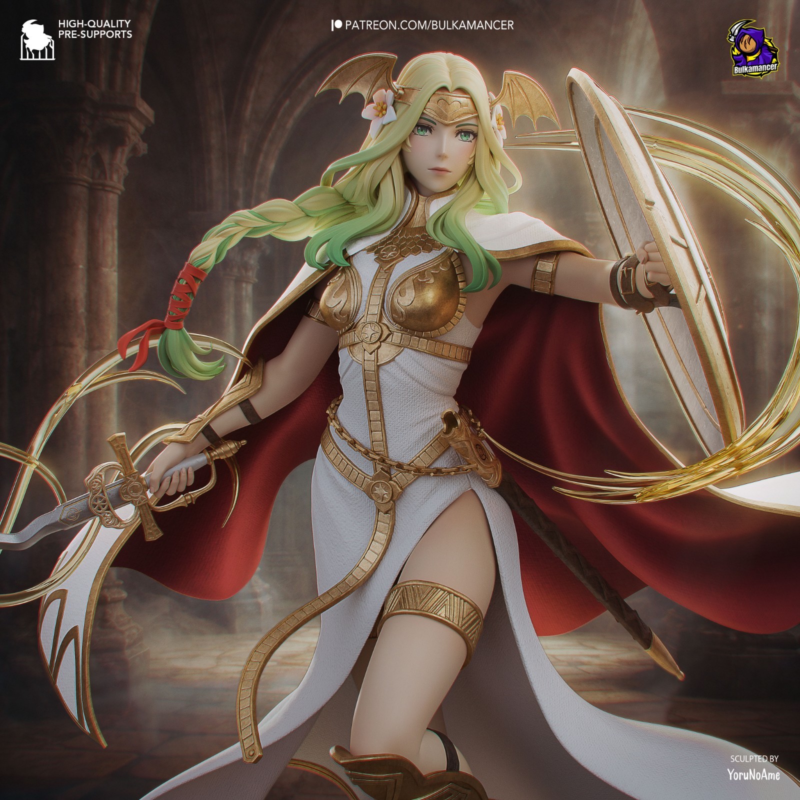 Saint Seiros | Fire Emblem‑Inspired | UNPAINTED | 1/8 Scale Resin Kit
