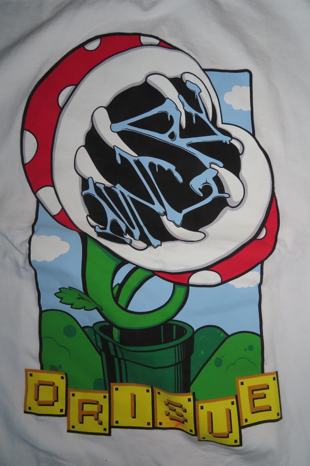 ORISUE Label - For the Hungry PIRANHA PLANT (LG) Shirt SUPER MARIO Venus Flytrap