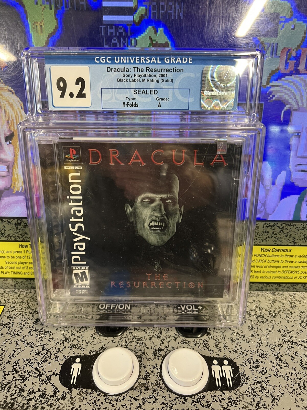 2001 PS1 Dracula The Resurrection Graded CGC 9.2 A Sealed Factory Sealed Horror
