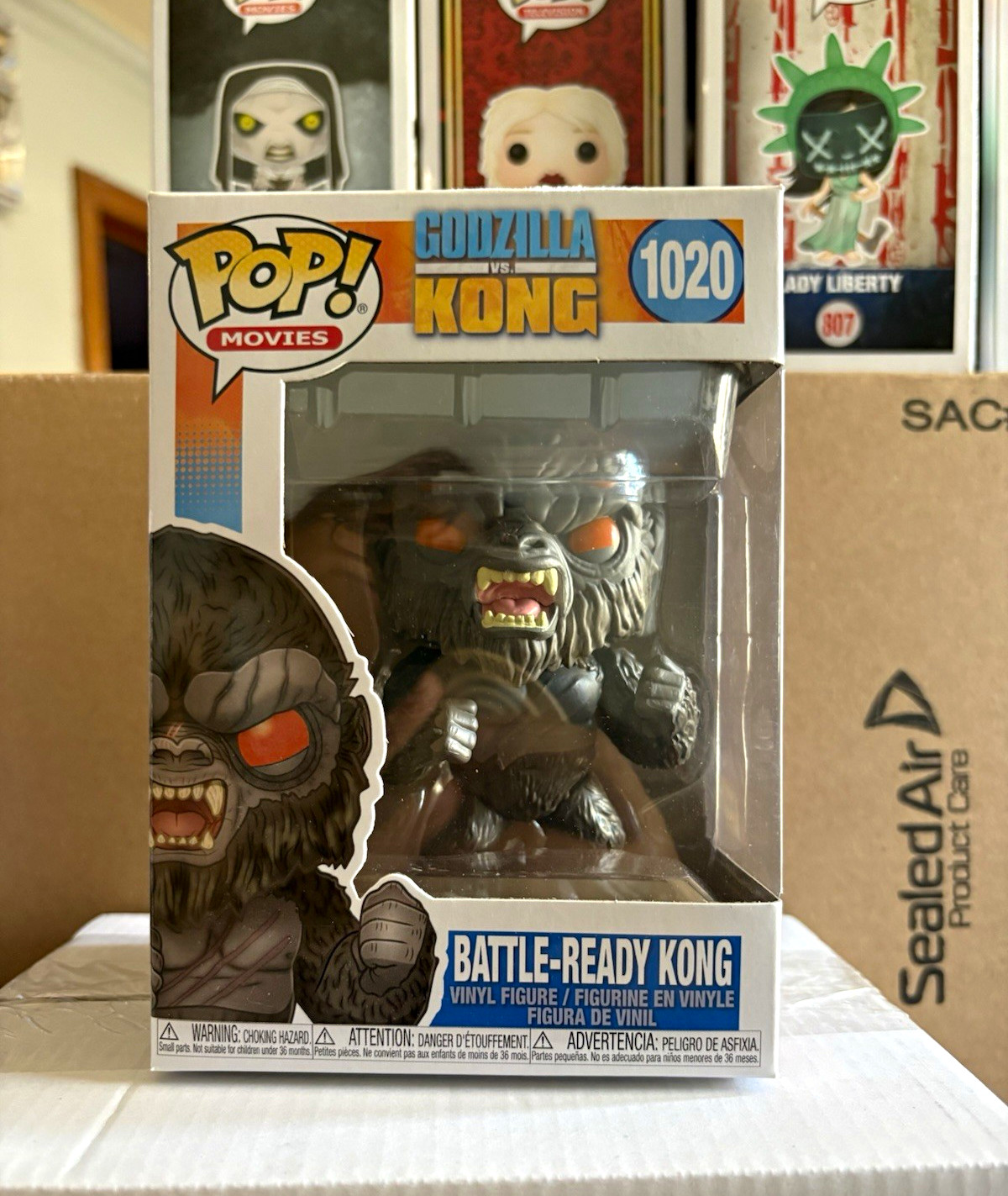 Funko Pop Movies Godzilla vs. Kong Battle-Ready Kong Vinyl Figure #1020