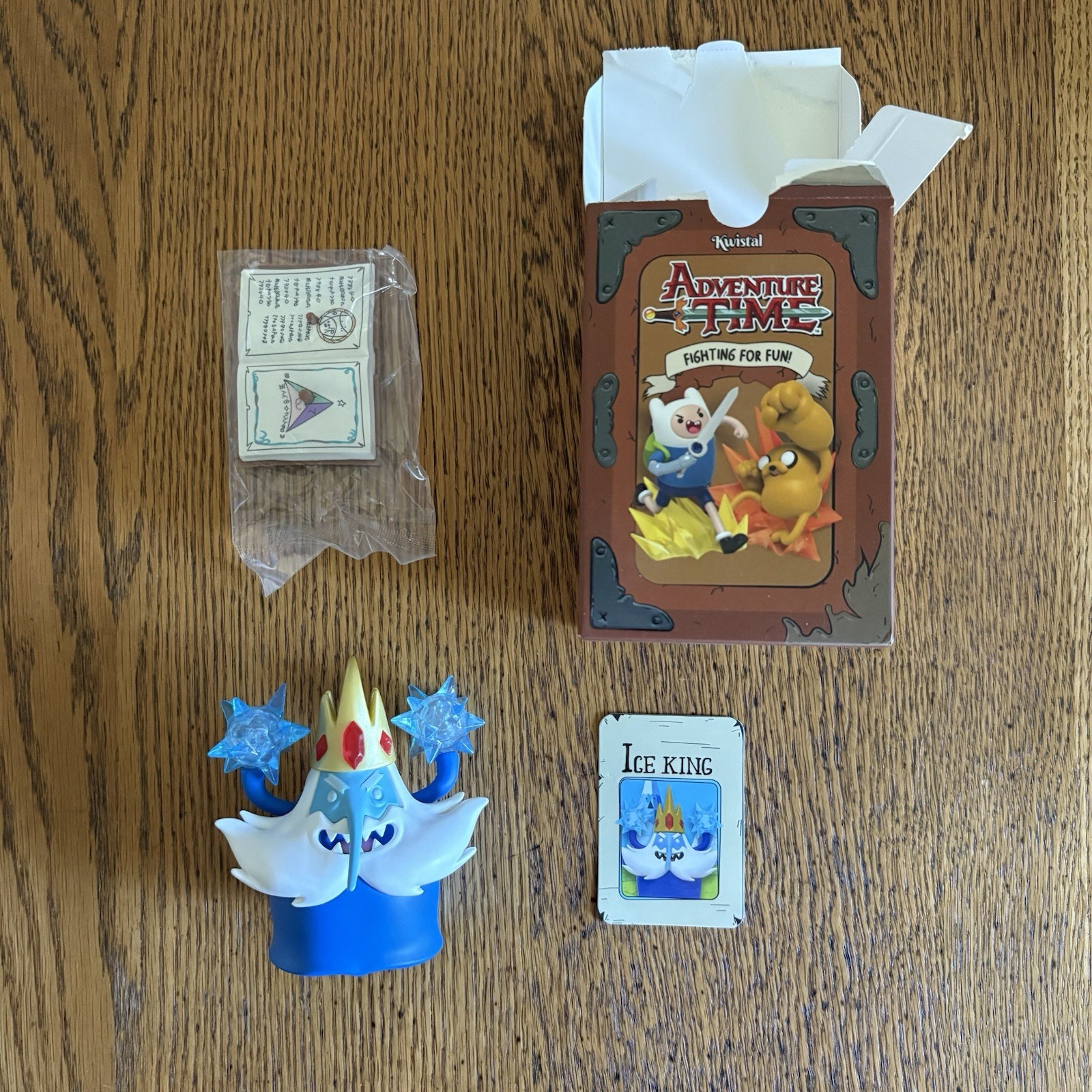 (Opened) Adventure Time: Fighting For Fun Ice King ~Mighty Jaxx Kwistal~ *READ*