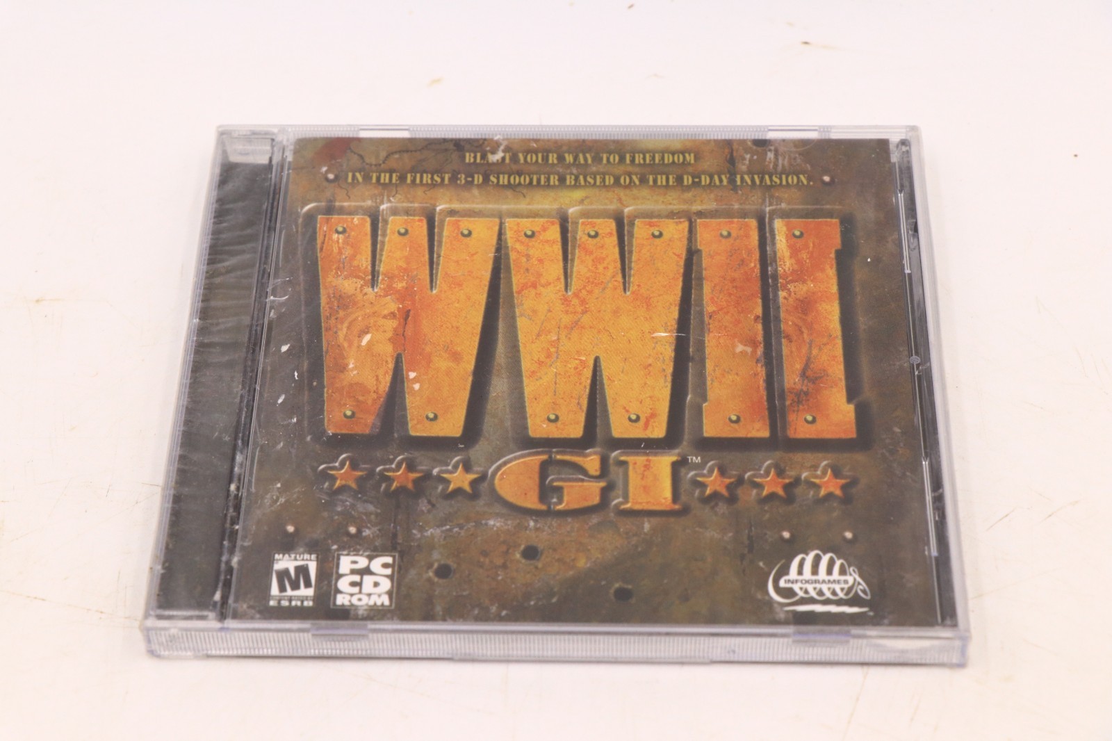 Rare Infogrames WWII GI PC CD-ROM 1999 Brand New Sealed