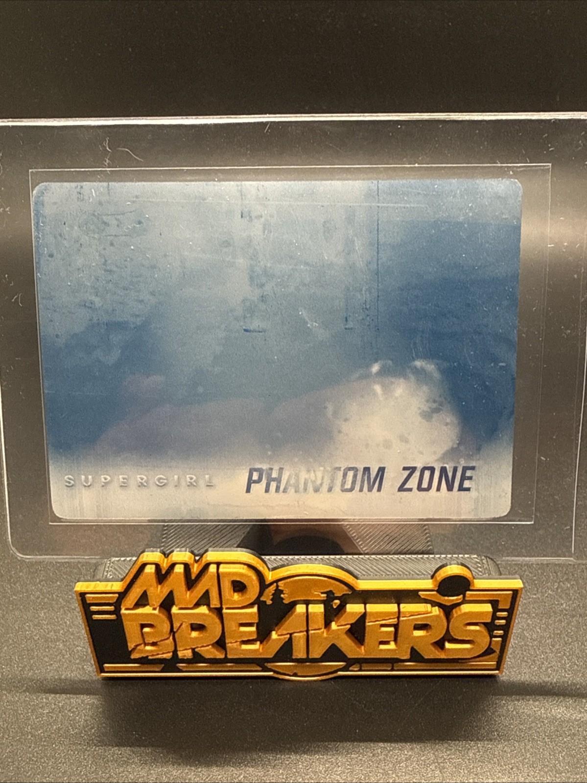 2018 Cryptozoic DC SUPERGIRL Season 1 Cyan Printing Plate Card 1/1 Phantom Zone