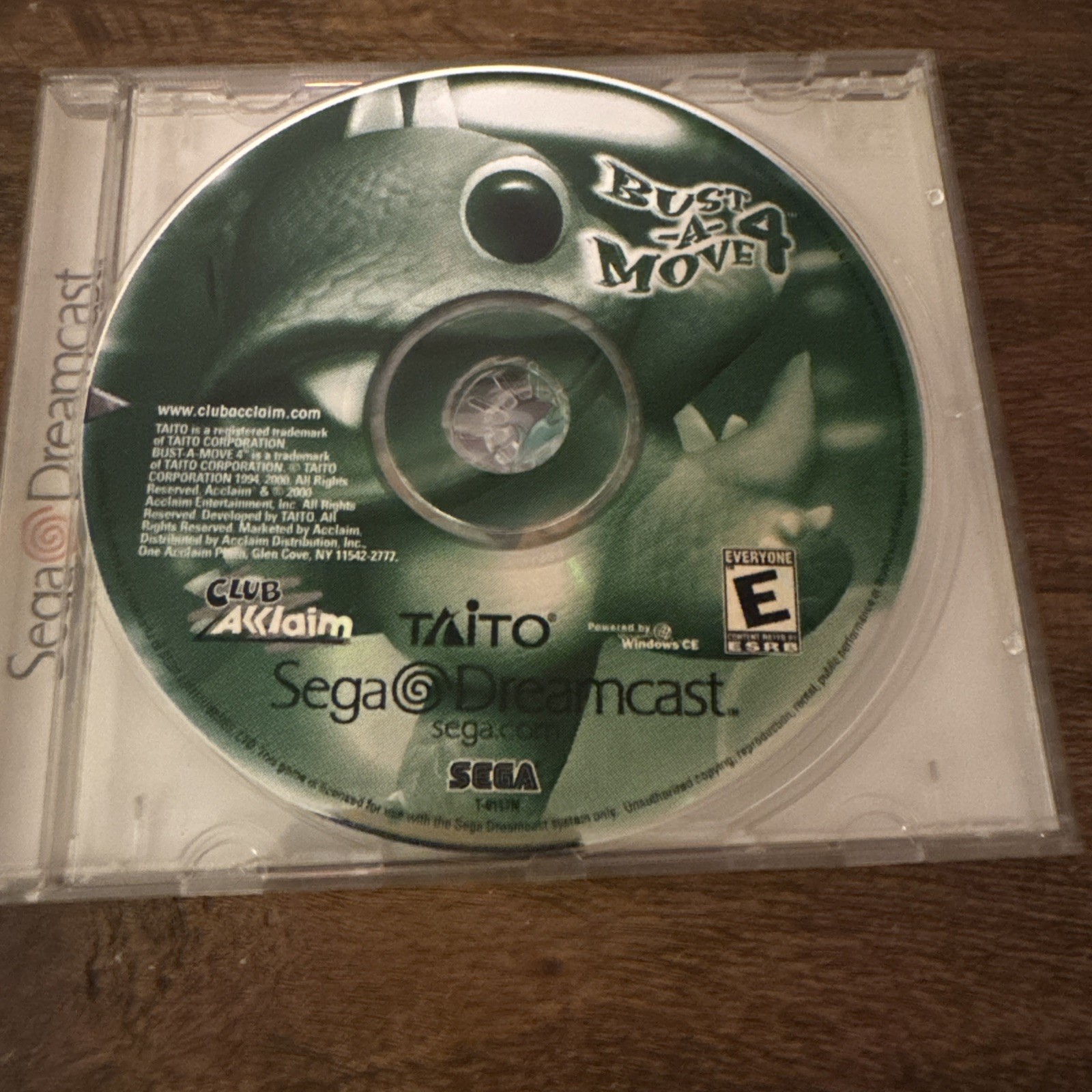 Bust-A-Move 4 (Sega Dreamcast, 2000) Tested  Disc And Case